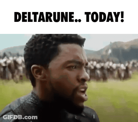 Man With Beard Saying Deltarune Today GIF