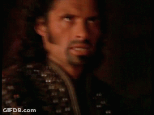 Man With Beard Saying Don't Tempt The Fates GIF