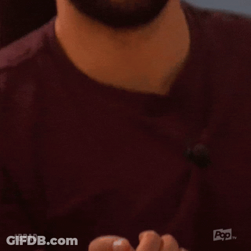 Man With Beard Saying Dork GIF