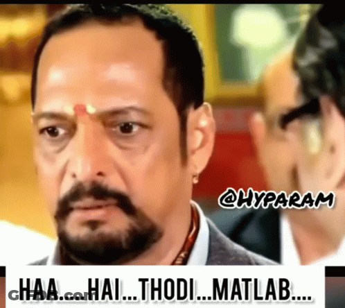 Man With Beard Saying Haa Hai Thodi Matlab GIF