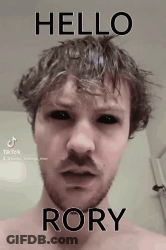 Man With Beard Saying Hello Rory GIF