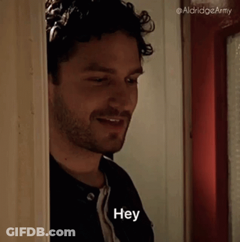 Man With Beard Saying Hey GIF