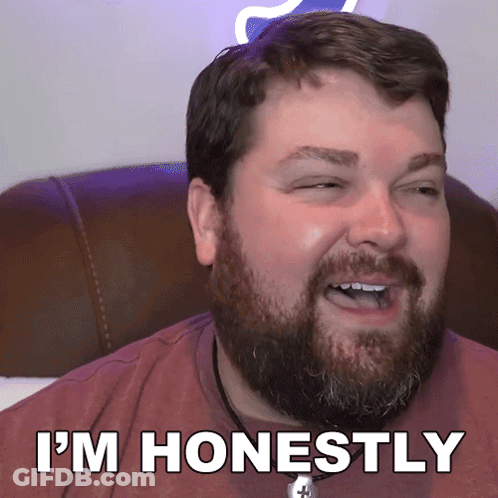 Man With Beard Saying Honestly GIF