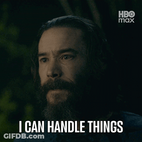 Man With Beard Saying I Can Handle Things GIF