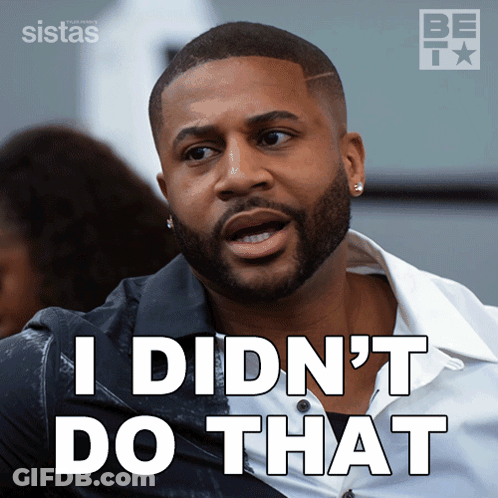 Man With Beard Saying I Didnt Do That GIF