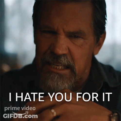 Man With Beard Saying I Hate You GIF