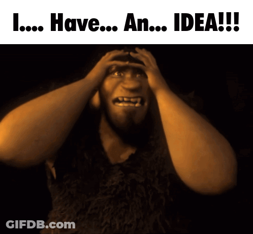 Man With Beard Saying I Have An Idea GIF