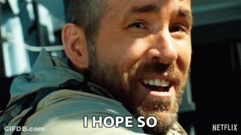 Man With Beard Saying I Hope So GIF