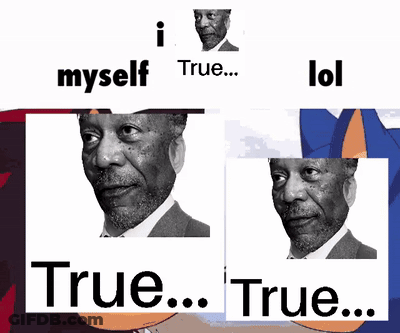 Man With Beard Saying I Myself True Lol True GIF