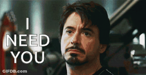 Man With Beard Saying I Need You GIF