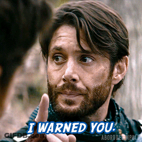 Man With Beard Saying I Warned You GIF