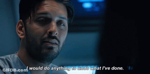 Man With Beard Saying I Would Do Anything To Undo What I've Done GIF