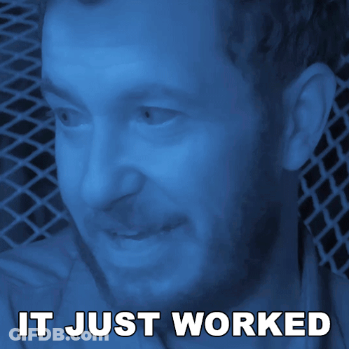 Man With Beard Saying It Just Worked GIF