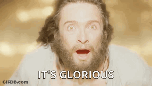 Man With Beard Saying Its Glorious GIF