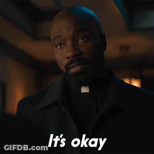 Man With Beard Saying Its Okay GIF