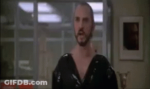 Man With Beard Saying Kneel GIF