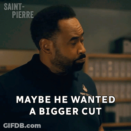 Man With Beard Saying Maybe He Wanted A Bigger Cut GIF