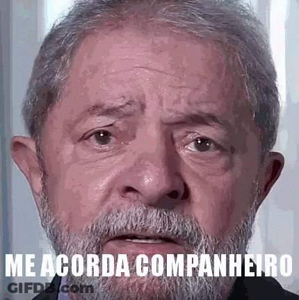 Man With Beard Saying Me Acorda Companheiro GIF