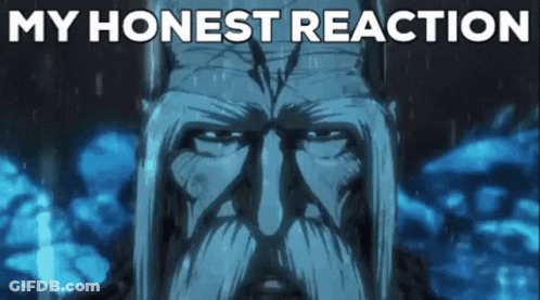 Man With Beard Saying My Honest Reaction GIF