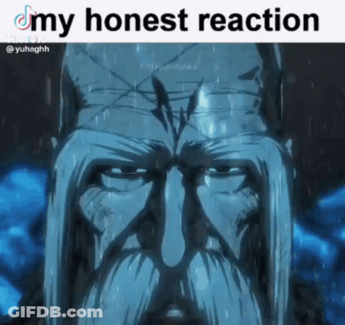 Man With Beard Saying My Honest Reaction GIF