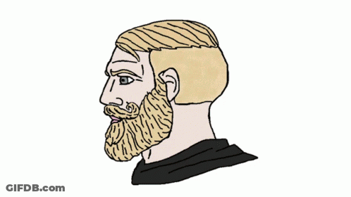 Man With Beard Saying No GIF