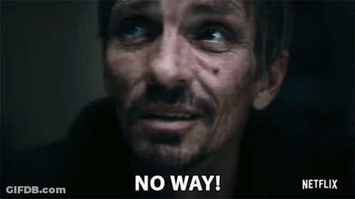 Man With Beard Saying No Way GIF