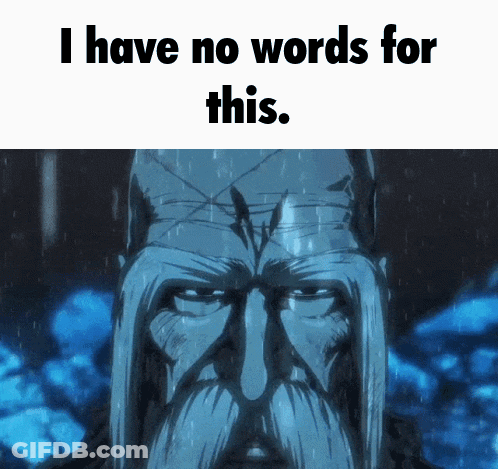 Man With Beard Saying No Words GIF