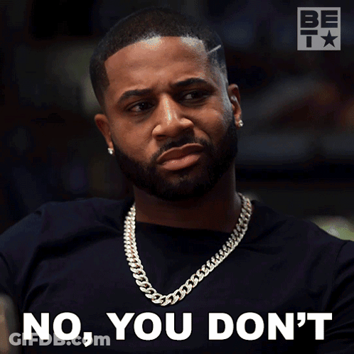 Man With Beard Saying No You Don't GIF