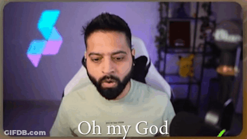 Man With Beard Saying Oh My God GIF