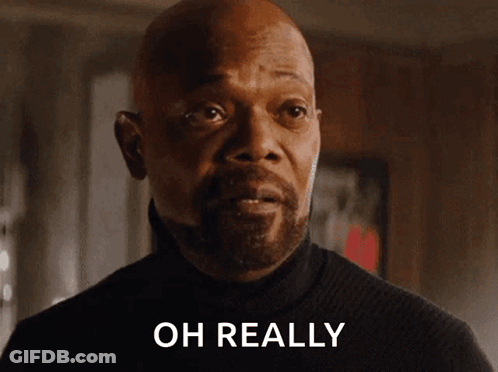 Man With Beard Saying Oh Really GIF