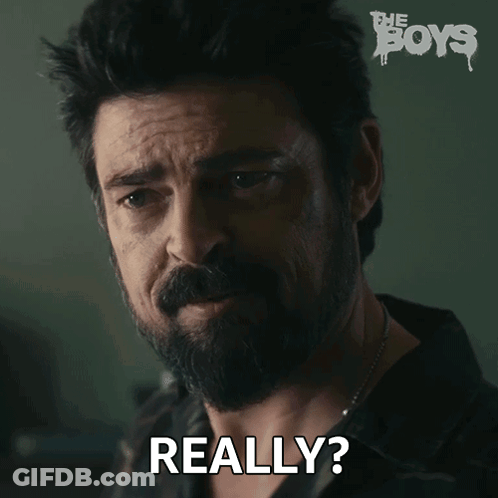 Man With Beard Saying Really GIF