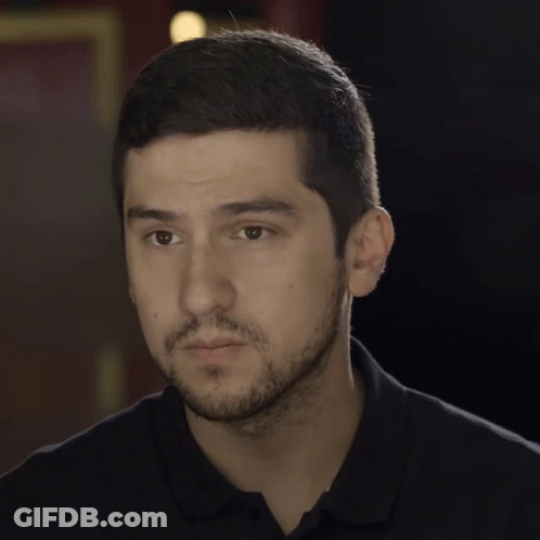 Man With Beard Saying Ta Bien GIF