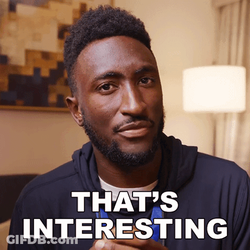 Man With Beard Saying That's Interesting GIF