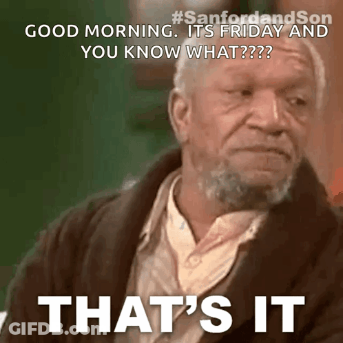 Man With Beard Saying That's It GIF