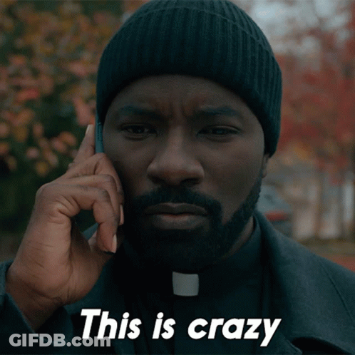Man With Beard Saying This Is Crazy GIF