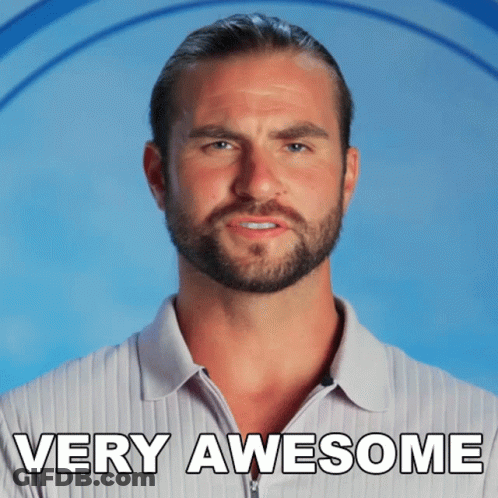 Man With Beard Saying Very Awesome GIF