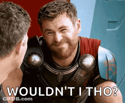 Man With Beard Saying Wouldnt I Tho GIF