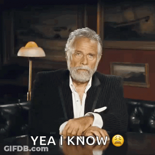 Man With Beard Saying Yea I Know GIF