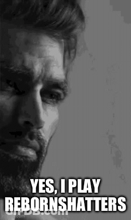Man With Beard Saying Yes I Play Rebornshatters GIF