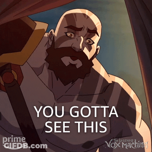 Man With Beard Saying You Gotta See This GIF