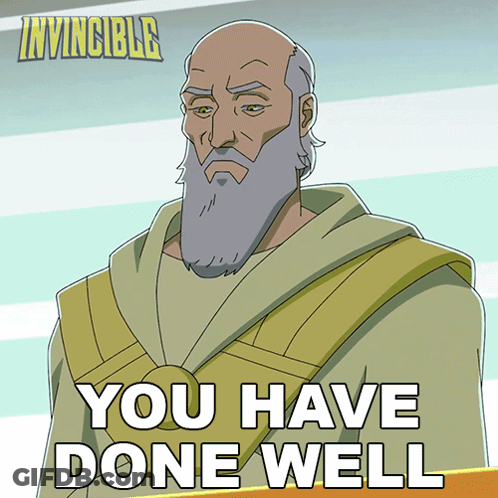 Man With Beard Saying You Have Done Well GIF