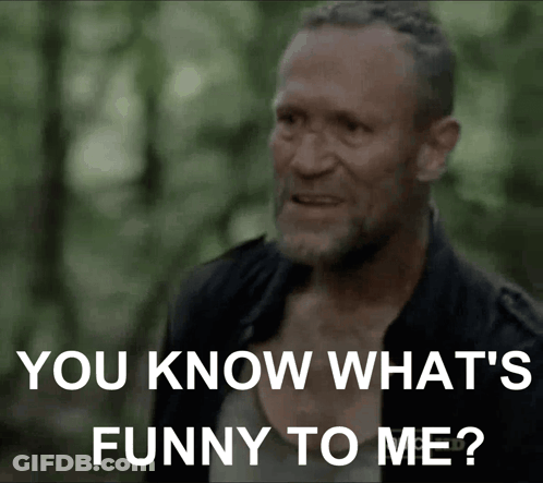 Man With Beard Saying You Know What's Funny To Me GIF