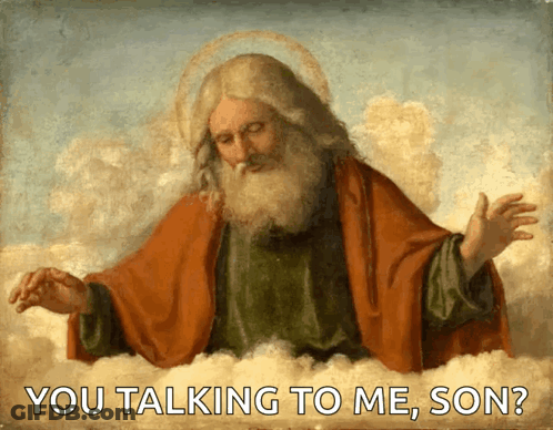Man With Beard Saying You Talking To Me GIF