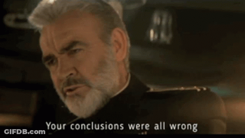 Man With Beard Saying Your Conclusions Were All Wrong GIF