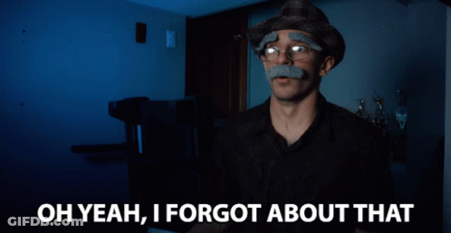 Man With Beard Says I Have No Memory GIF