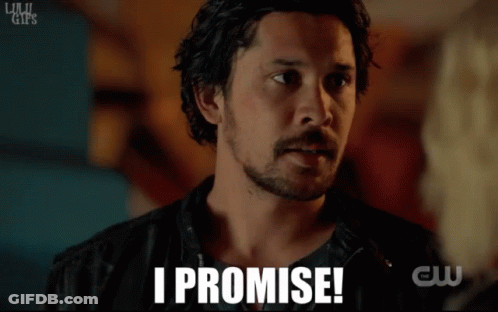Man With Beard Says I Promise GIF