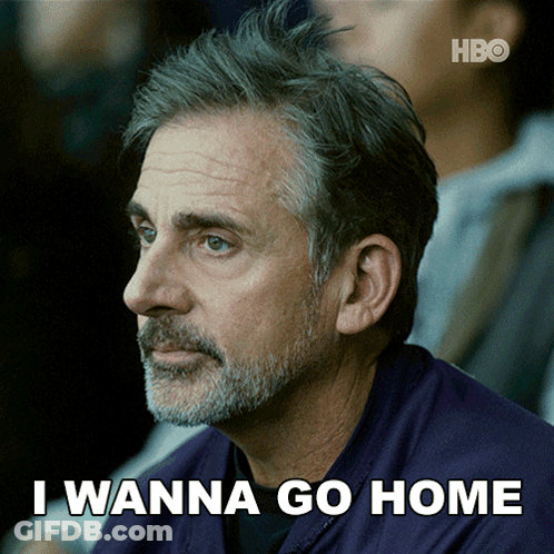 Man With Beard Says I Wanna Go Home Watching Game GIF