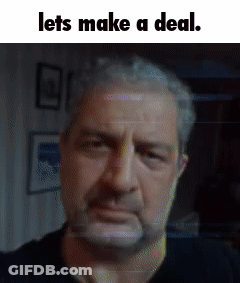 Man With Beard Says Let's Make A Deal GIF