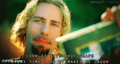 Man With Beard Says Look At This Photograph Makes Me Laugh GIF