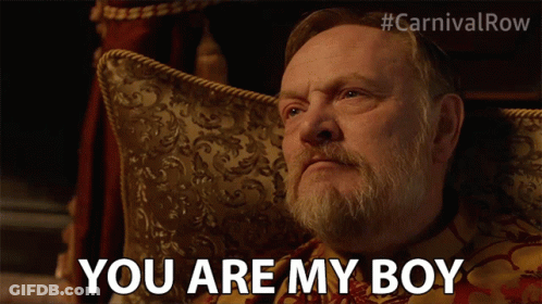 Man With Beard Says You Are My Boy GIF
